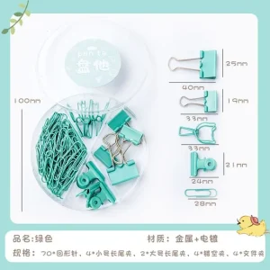Set:  Cat Paper Clip + Binder Clip (Various Designs) by Fun House