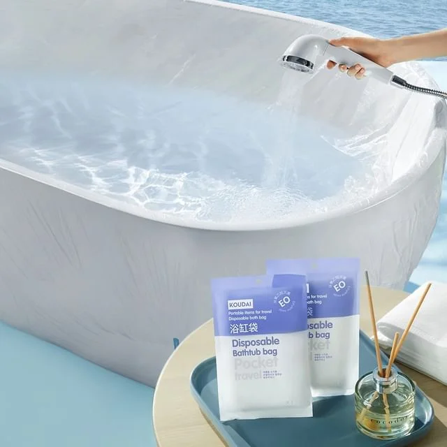 Set of 10: Travel Disposable Bathtub Bag by Evorest Bags