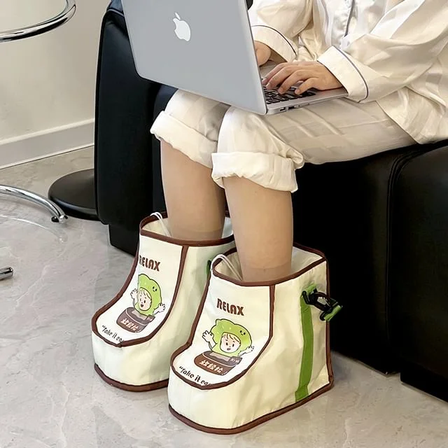 Set of 2: Cartoon Foot Bath Water Bucket by Lazy Corner