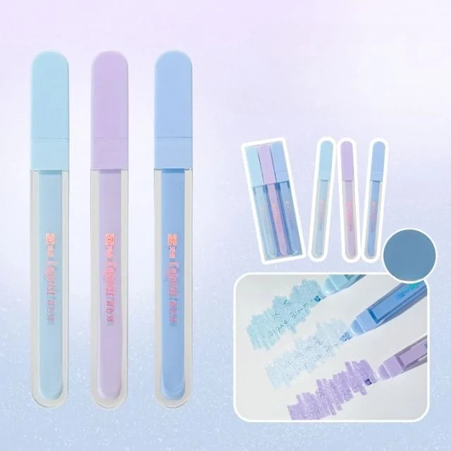 Set of 3: Gradient Glitter Highlighter (Various Designs) by Fun House