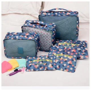 Set of 6: Travel Packing Cubes by Evorest Bags