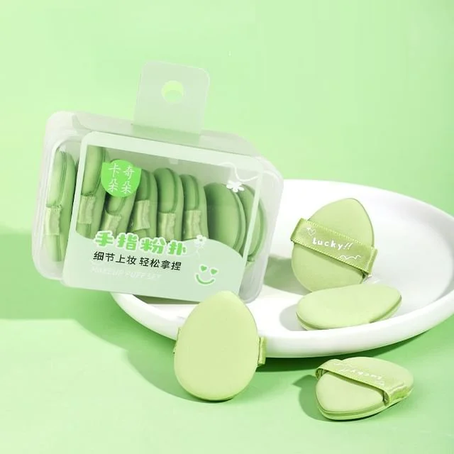 Set of 8: Mini Finger Powder Puff by Home Simply