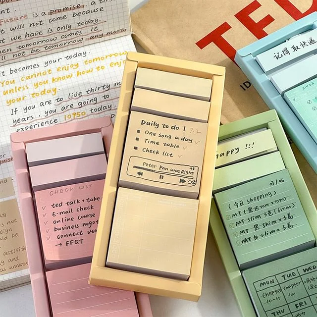 Set: Print Sticky Note (Various Designs) by Fun House