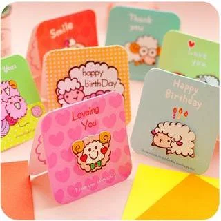 Sheep Greeting Card by Momoi