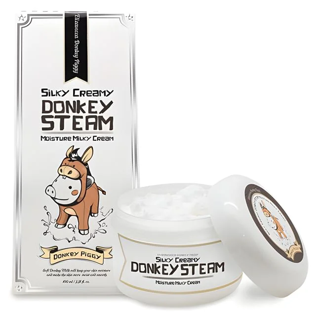 Silky Creamy Donkey Steam Moisture Milky Cream 100ml by Elizavecca