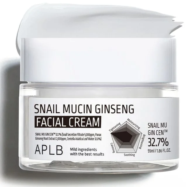 Snail Mucin Ginseng Facial Cream by APLB