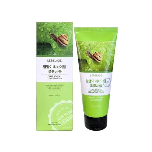 Snail Revital Cleansing Foam by Lebelage