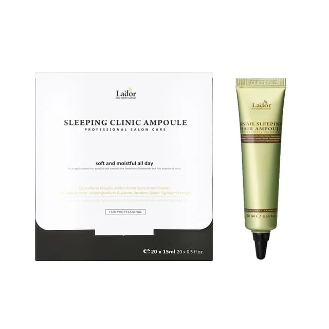 Snail Sleeping Hair Ampoule Set by Lador