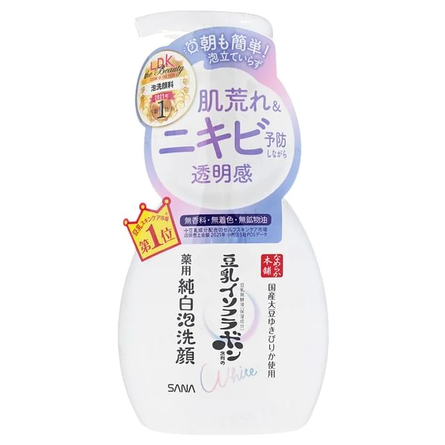 Soy Milk Whitening Foam Face Wash by SANA
