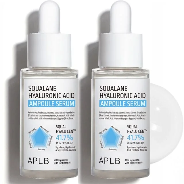 Squalane Hyaluronic Acid Ampoule Serum Set by APLB