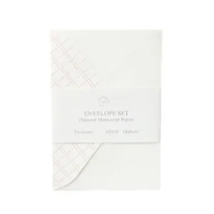 Squared Manuscript Paper Envelope Set - (S) by Iswas