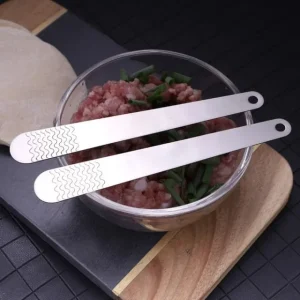 Stainless Steel Dumpling Filling Spoon by Evora
