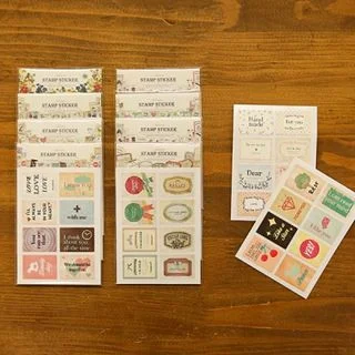 Stamp Deco Sticker by Iswas