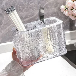 Textured Plastic Cutlery Holder by Momoi