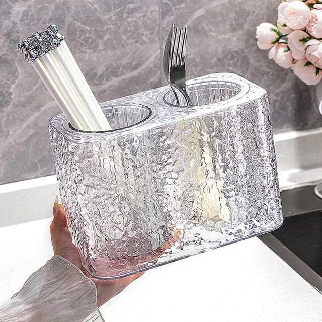 Textured Plastic Cutlery Holder by Momoi