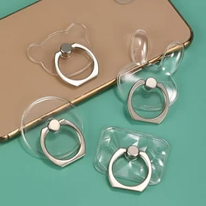 Transparent Adhesive Phone Ring Stand by Hera's Place