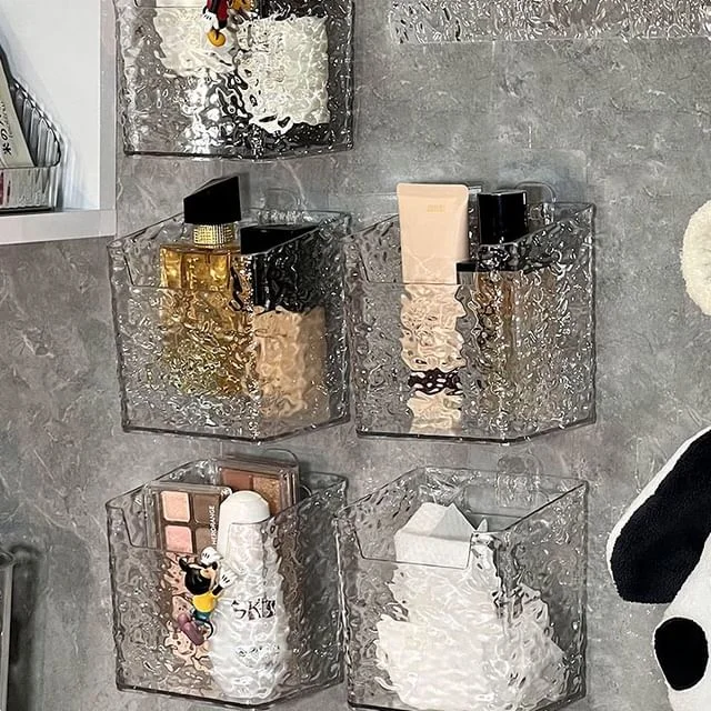 Transparent Adhesive Wall Organizer / Set by Momoi