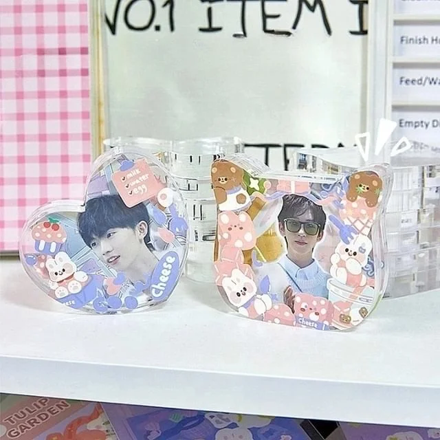 Transparent Magnetic Picture Display Stand Photo Frame by Fun House