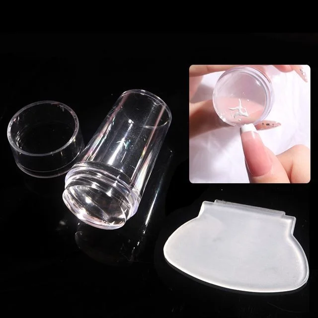 Transparent Nail Art Stamper by Monoe