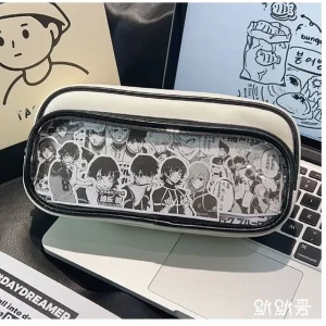 Transparent Pencil Case with Deco Board by Momoi