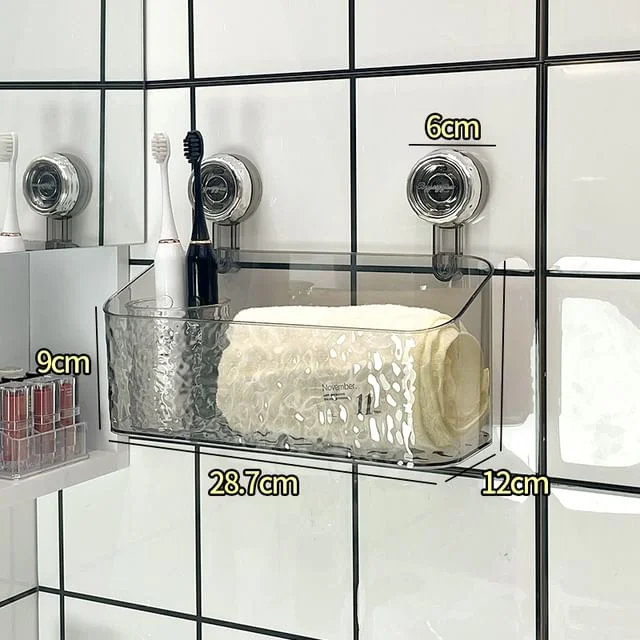 Transparent Suction Wall Organizer (Various Designs) by Momoi