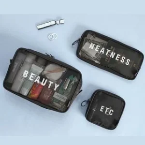 Travel Mesh Zip Pouch by Hera's Place