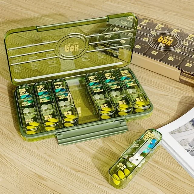 Travel Weekly Pill Box by Evorest Bags