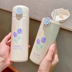 Tulip Stainless Steel Tumbler (Various Designs) by Fun House