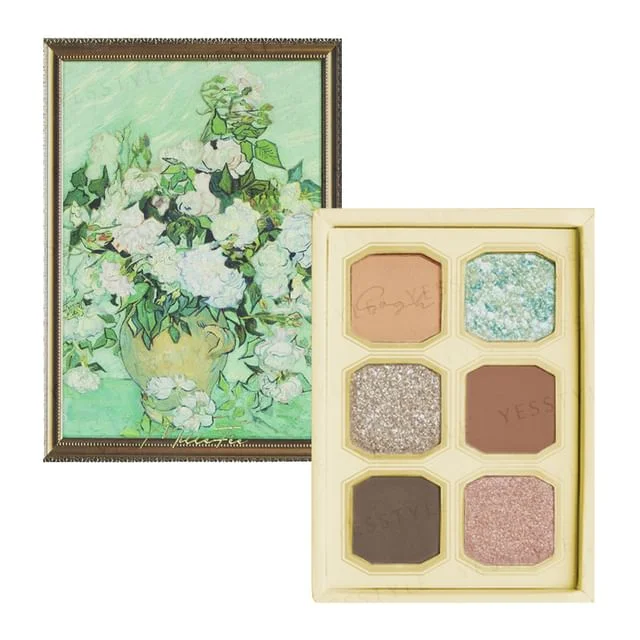 Van Gogh's Painting Eyeshadow Palette 10 Roses by MilleFee