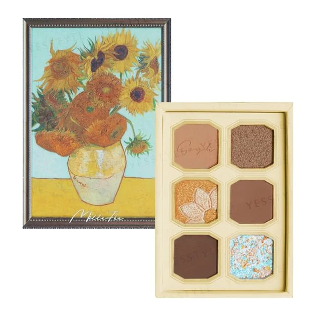 Van Gogh's Painting Eyeshadow Palette 11 Sunflowers by MilleFee