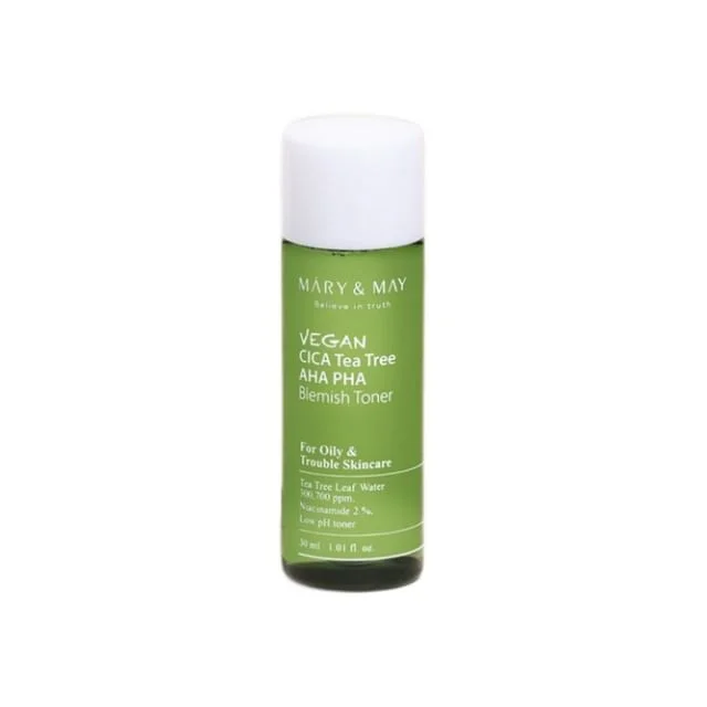 Vegan Cica Teatree AHA PHA Blemish Toner Mini by Mary&May