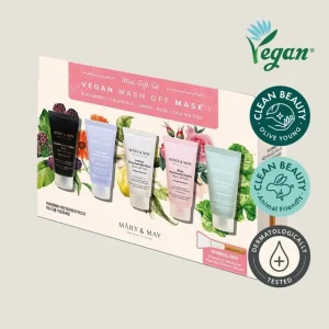 Vegan Wash Off Mask Mini Gift Set by Mary&May
