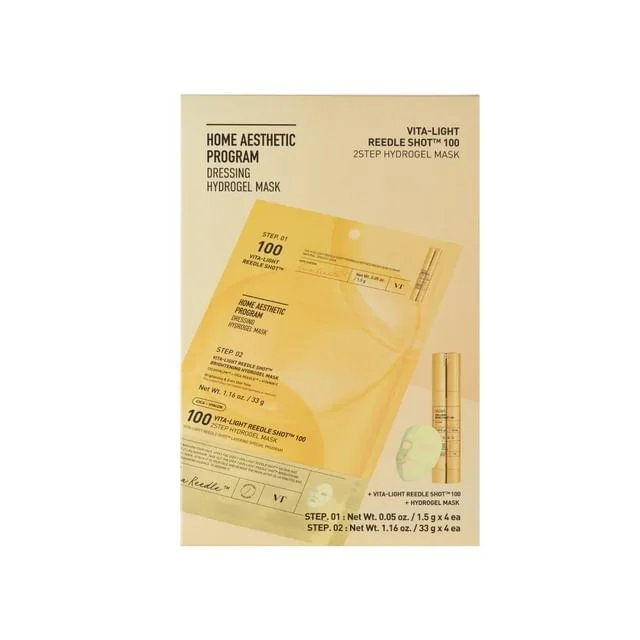 Vita-Light Reedle Shot 100 2Step Hydrogel Mask Set by VT