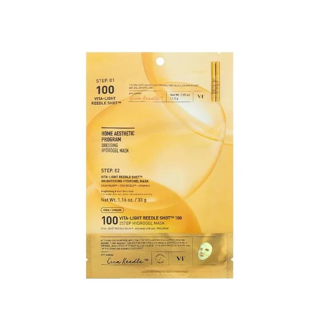 Vita-light Reedle Shot 100 2Step Hydrogel Mask by VT