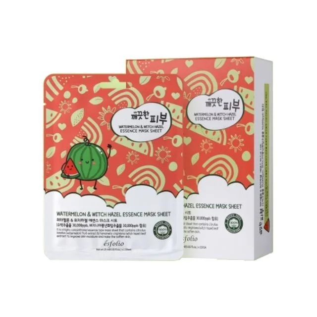 Watermelon & Witch Hazel Essence Mask Sheet Set by Esfolio