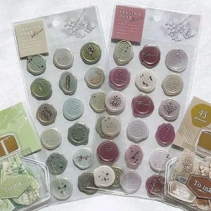 Wax Seal Print Sticker (various designs) by OH.Leely