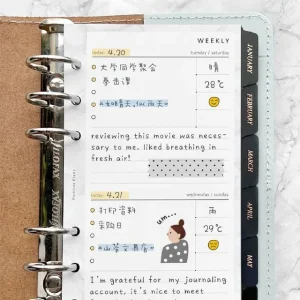 Weekly Planner Insert (A5 / A6 / A7 / A8) by Fun House