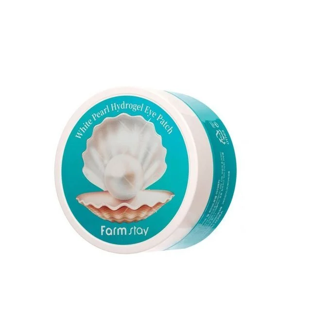 White Pearl Hydrogel Eye Patch by Farm Stay