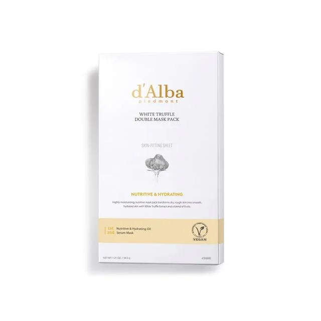 White Truffle Double Mask Pack Nutritive & Hydrating by d'Alba