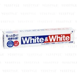 White & White Toothpaste by Lion