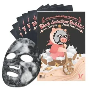 Witch Piggy Hell Pore Black Solution Bubble Serum Mask Pack Set by Elizavecca