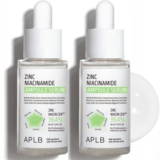 Zinc Niacinamide Ampoule Serum Set by APLB