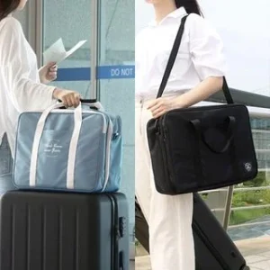 Zip-Detail Contrast-Trim Tote Bag by Iswas